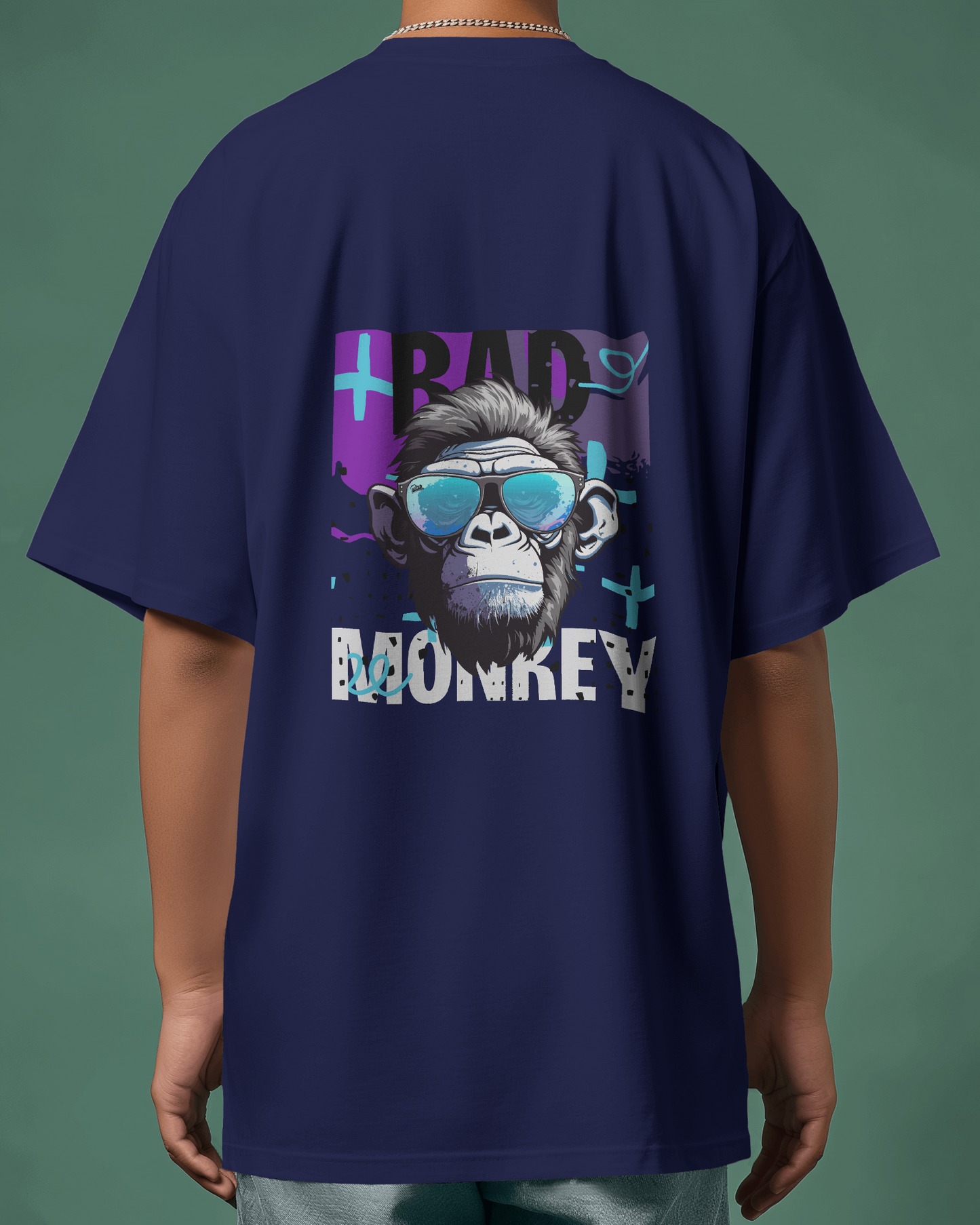 Oversized Bad Monkey Drip Tee